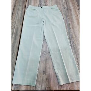 Blair Women's Solid Green Dress Pants Size 12P RN#81018